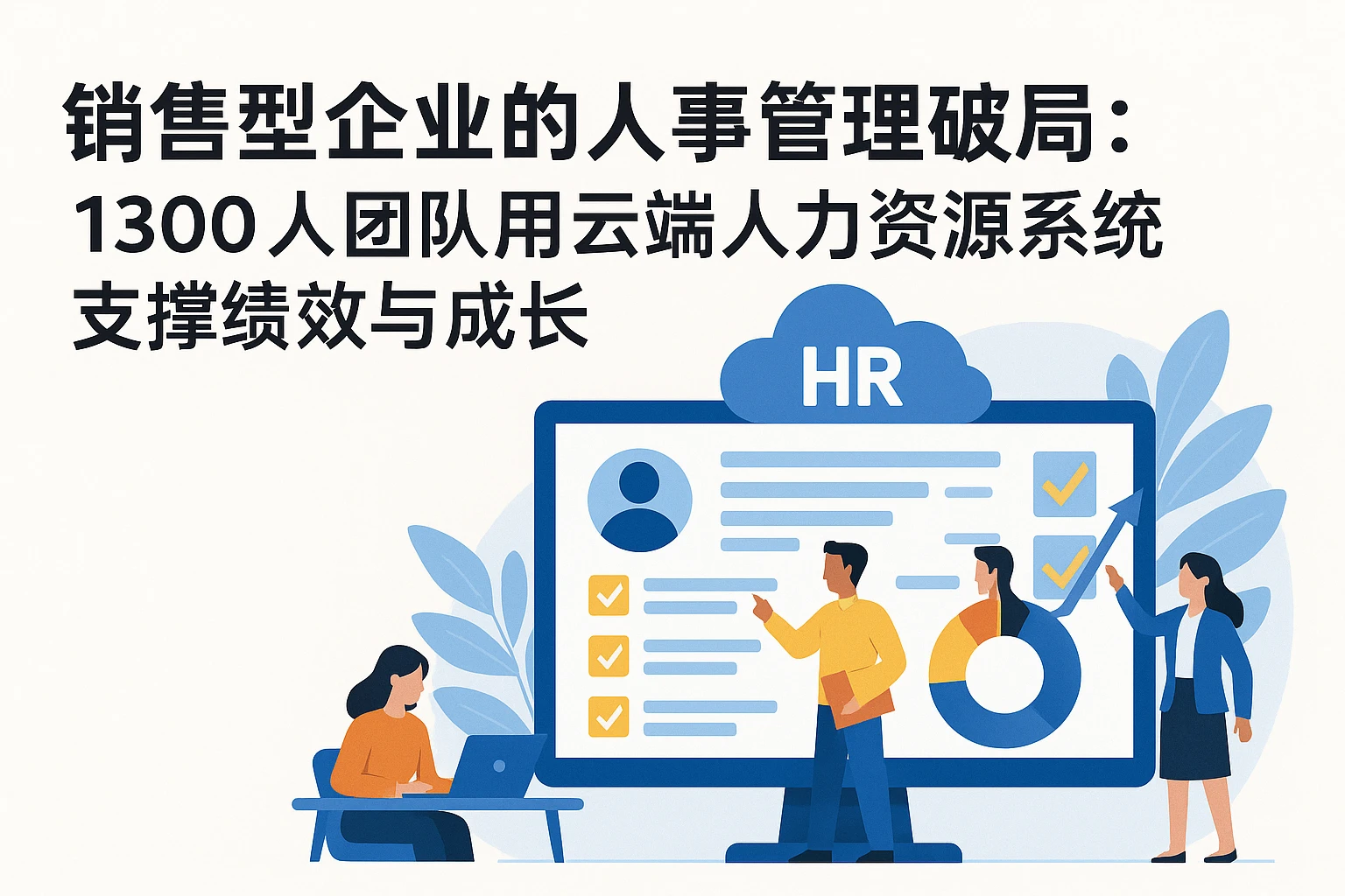 销售型企业的人事管理破局：1300人团队用云端人力资源系统支撑绩效与成长