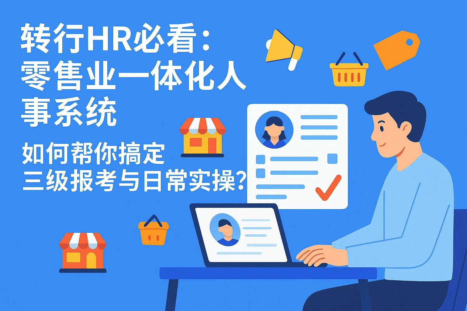 转行HR必看：零售业一体化人事系统如何帮你搞定三级报考与日常实操？