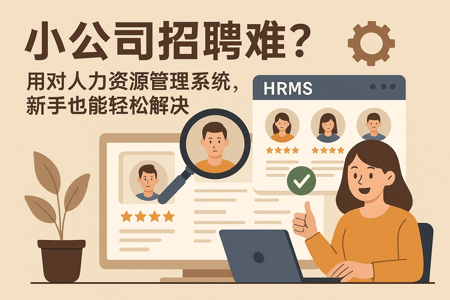 小公司招聘难？用对人力资源管理系统，新手也能轻松解决