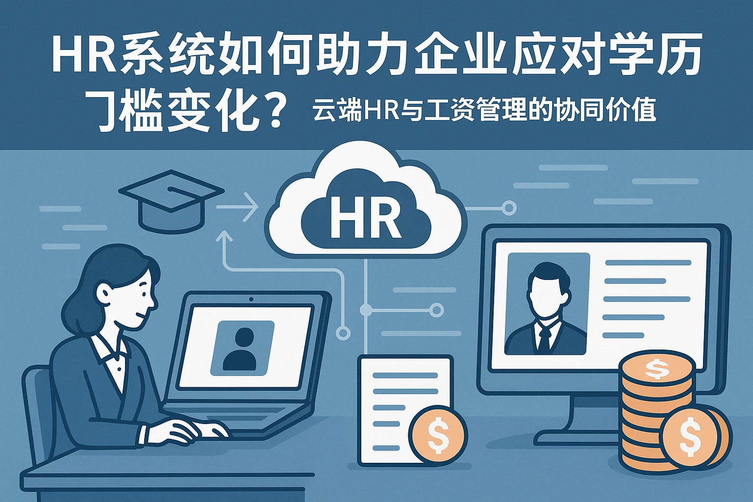 HR系统如何助力企业应对学历门槛变化？云端HR与工资管理的协同价值