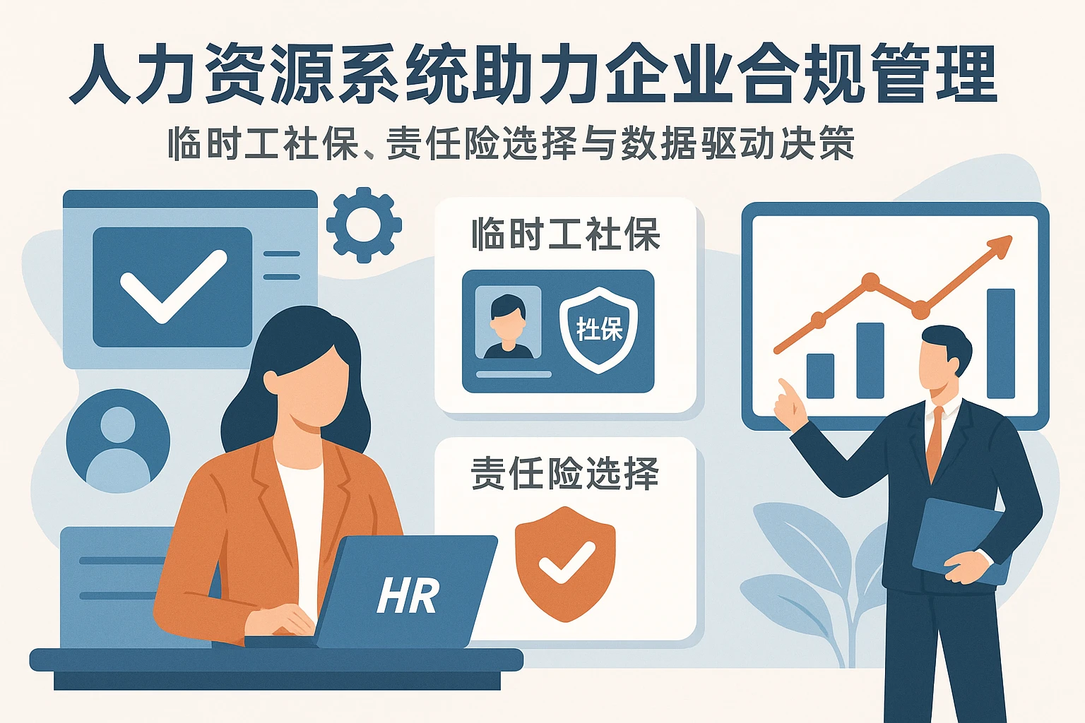 人力资源系统助力企业合规管理：临时工社保、责任险选择与数据驱动决策
