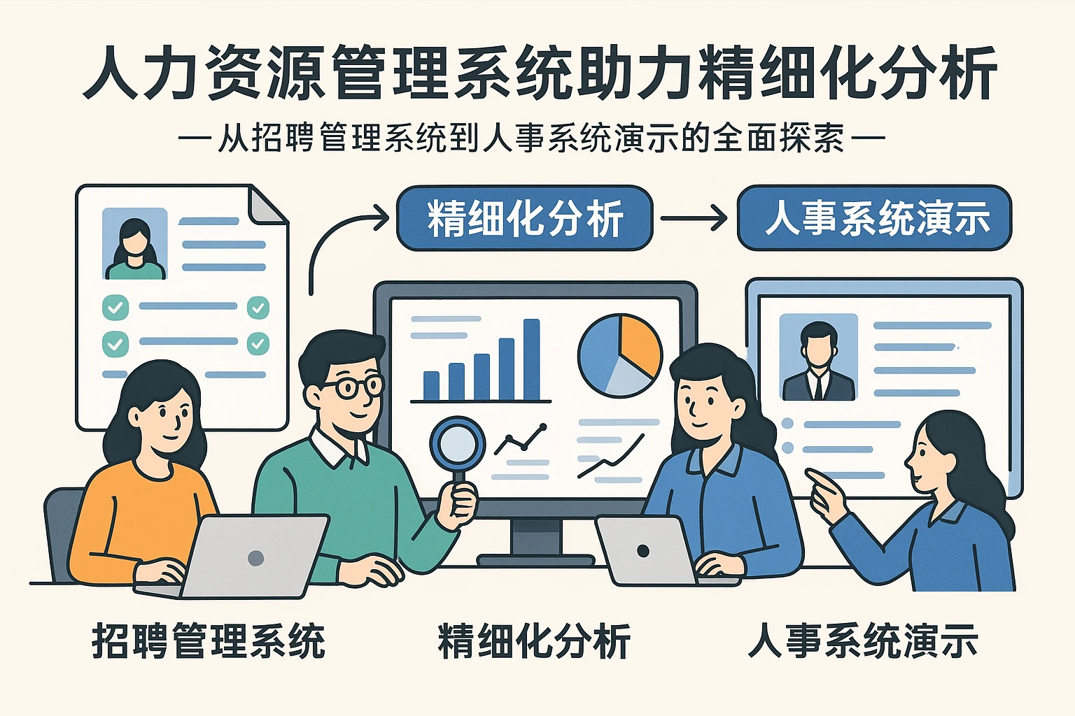 人力资源管理系统助力精细化分析——从招聘管理系统到人事系统演示的全面探索