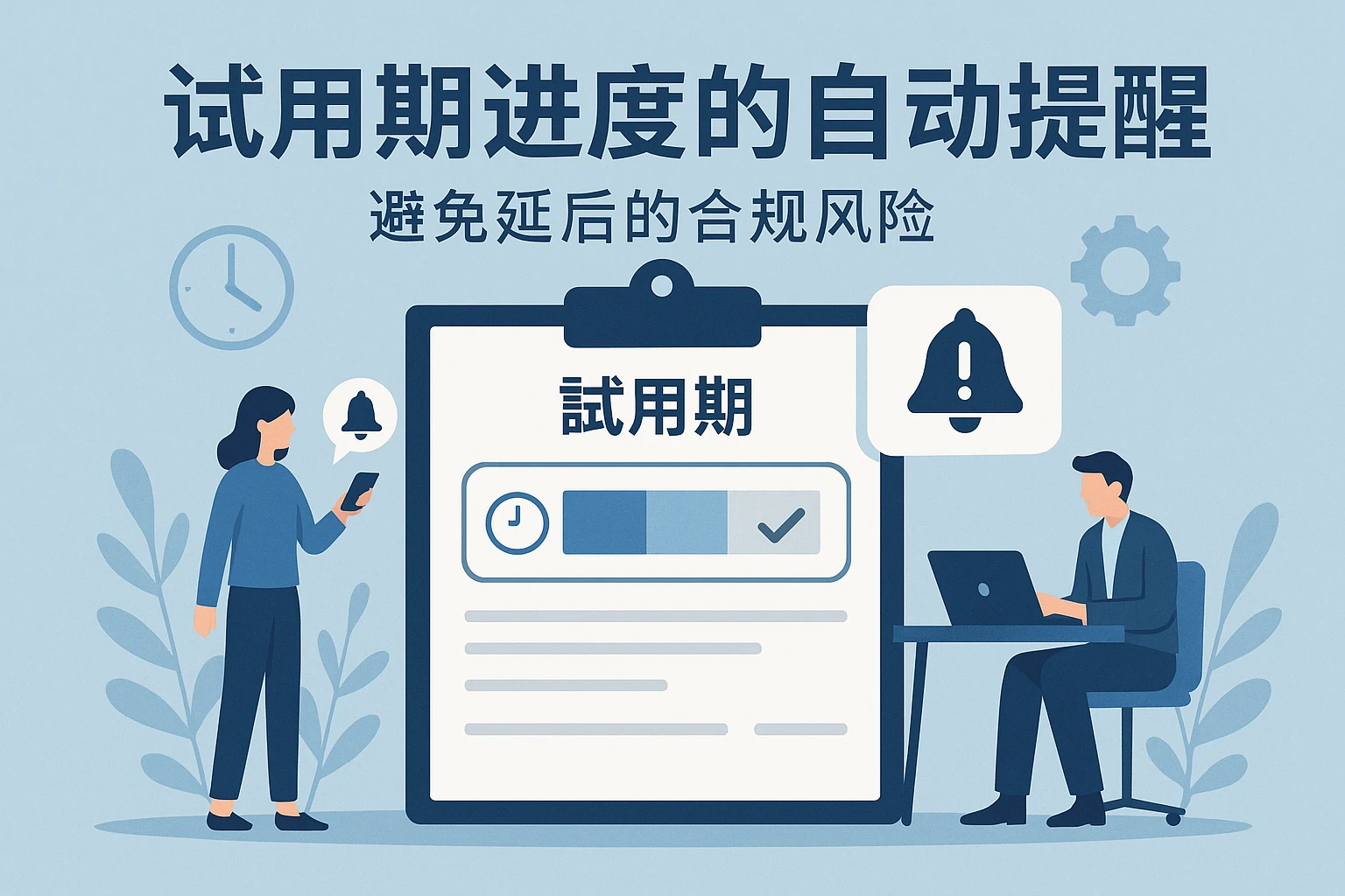 2. 试用期进度的自动提醒：避免延后的合规风险