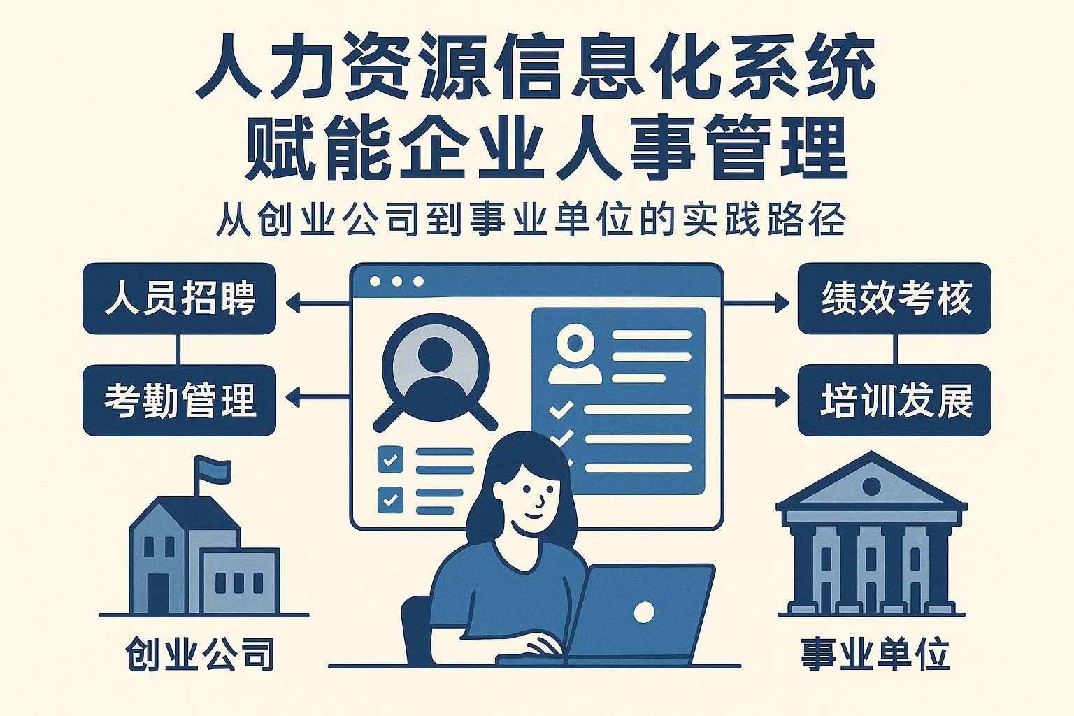 人力资源信息化系统赋能企业人事管理：从创业公司到事业单位的实践路径