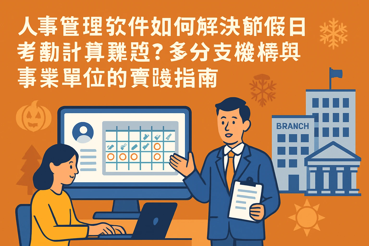 人事管理软件如何解决节假日考勤计算难题？多分支机构与事业单位的实践指南