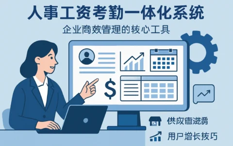 人事工资考勤一体化系统：企业高效管理的核心工具，附供应商选择与用户增长技巧