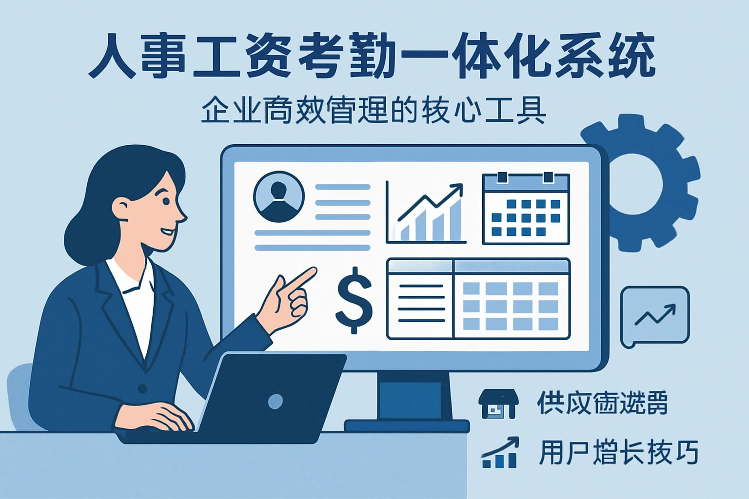 人事工资考勤一体化系统：企业高效管理的核心工具，附供应商选择与用户增长技巧