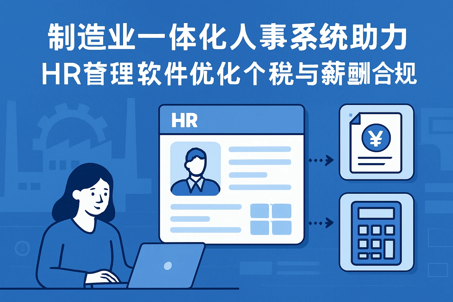 制造业一体化人事系统助力HR管理软件优化个税与薪酬合规