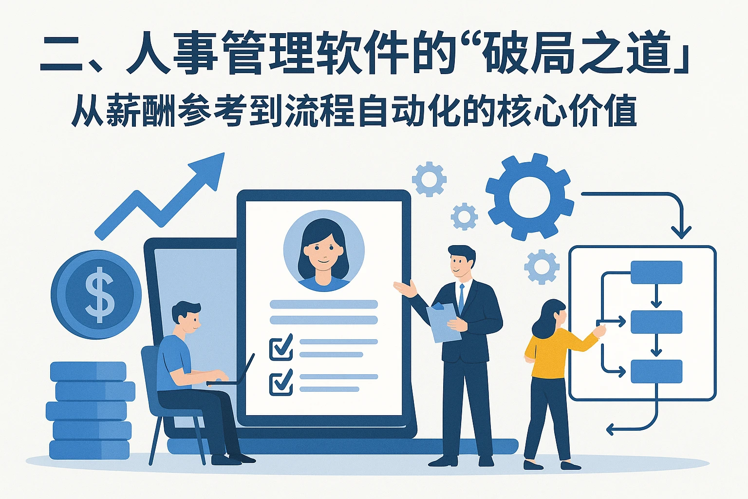 二、人事管理软件的“破局之道”：从薪酬参考到流程自动化的核心价值