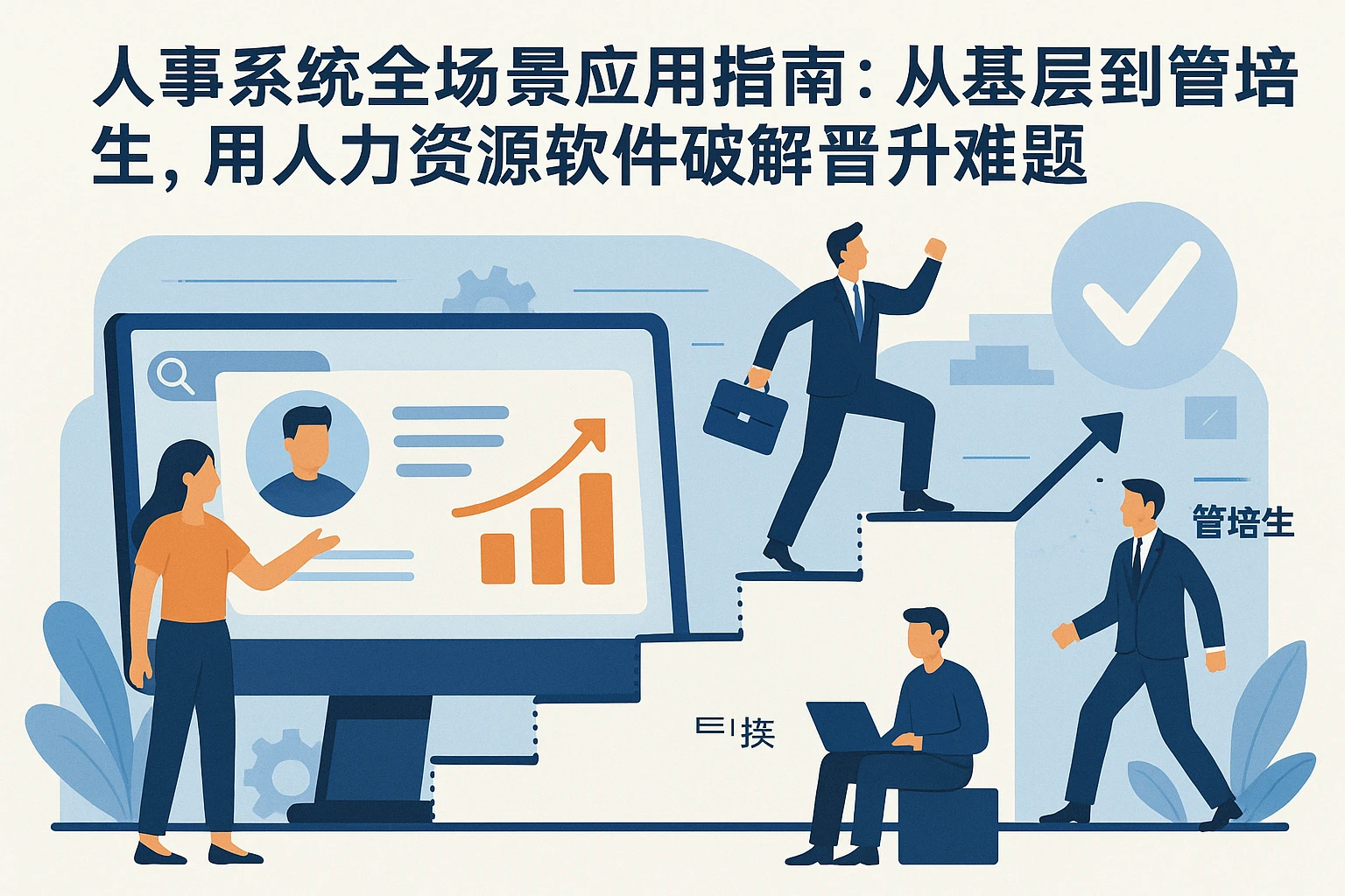人事系统全场景应用指南：从基层到管培生，用人力资源软件破解晋升难题