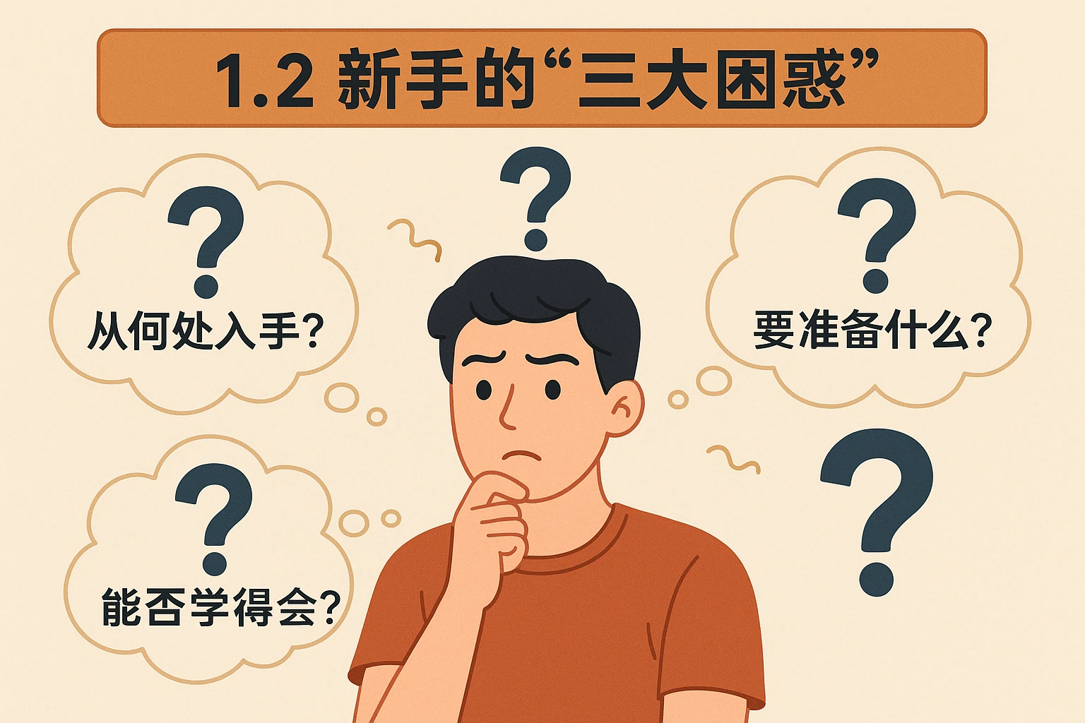 1.2 新手的“三大困惑”