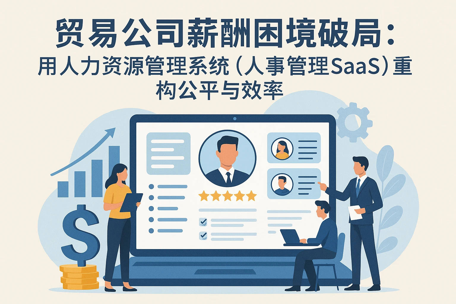贸易公司薪酬困境破局：用人力资源管理系统（人事管理SaaS）重构公平与效率