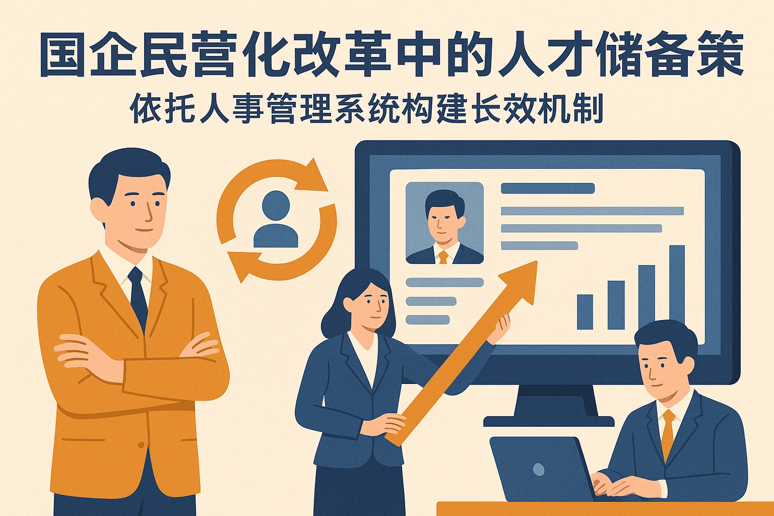 国企民营化改革中的人才储备策略：依托人事管理系统构建长效机制