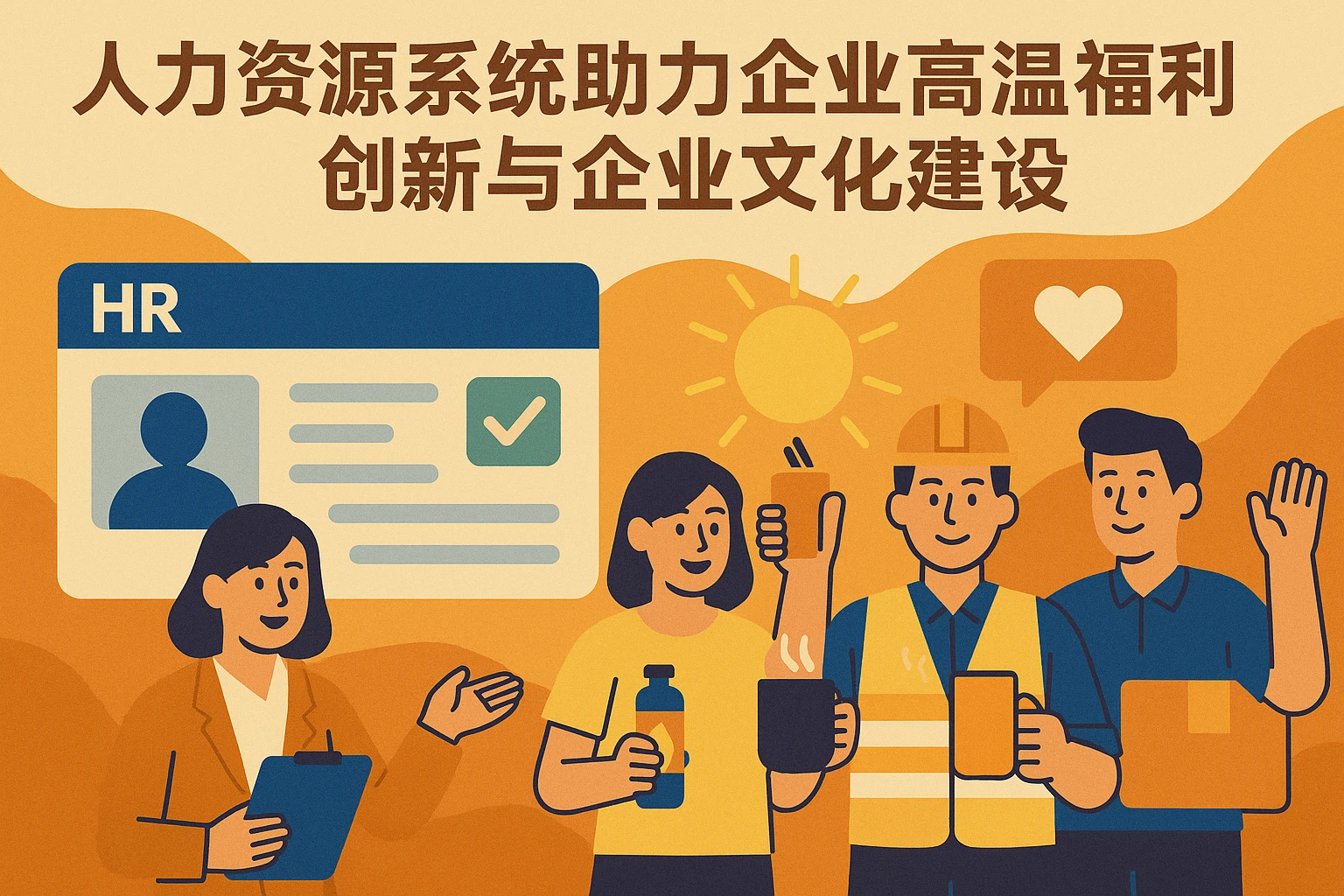 人力资源系统助力企业高温福利创新与企业文化建设