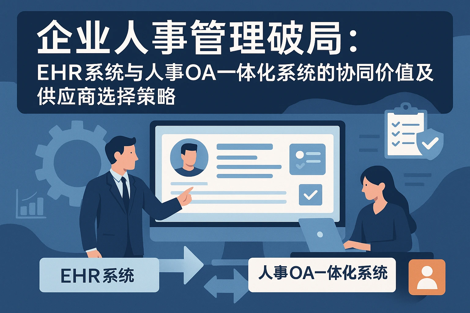 企业人事管理破局：EHR系统与人事OA一体化系统的协同价值及供应商选择策略