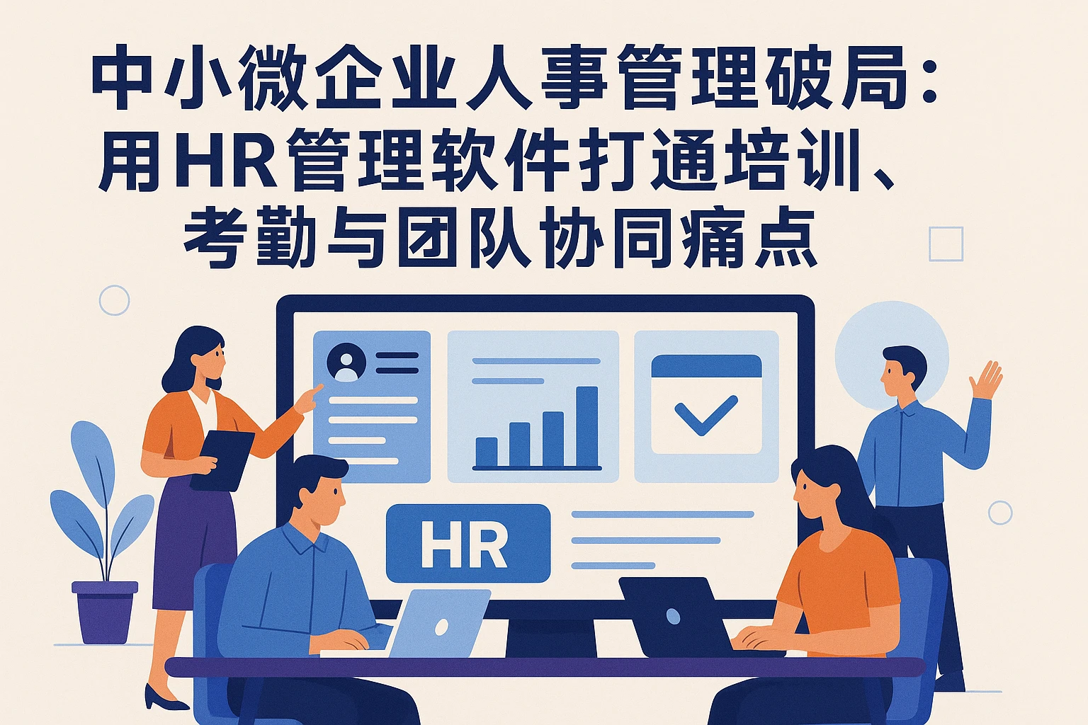 中小微企业人事管理破局：用HR管理软件打通培训、考勤与团队协同痛点