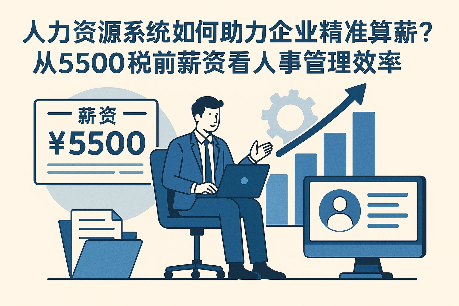 人力资源系统如何助力企业精准算薪？从5500税前薪资看人事管理效率