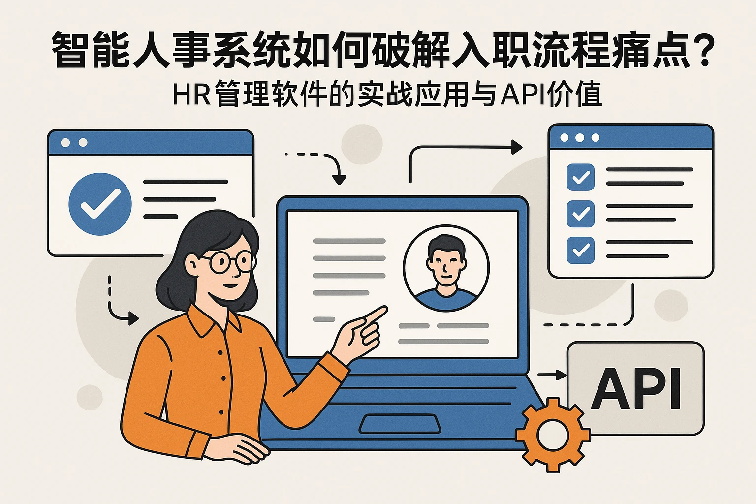 智能人事系统如何破解入职流程痛点？HR管理软件的实战应用与API价值