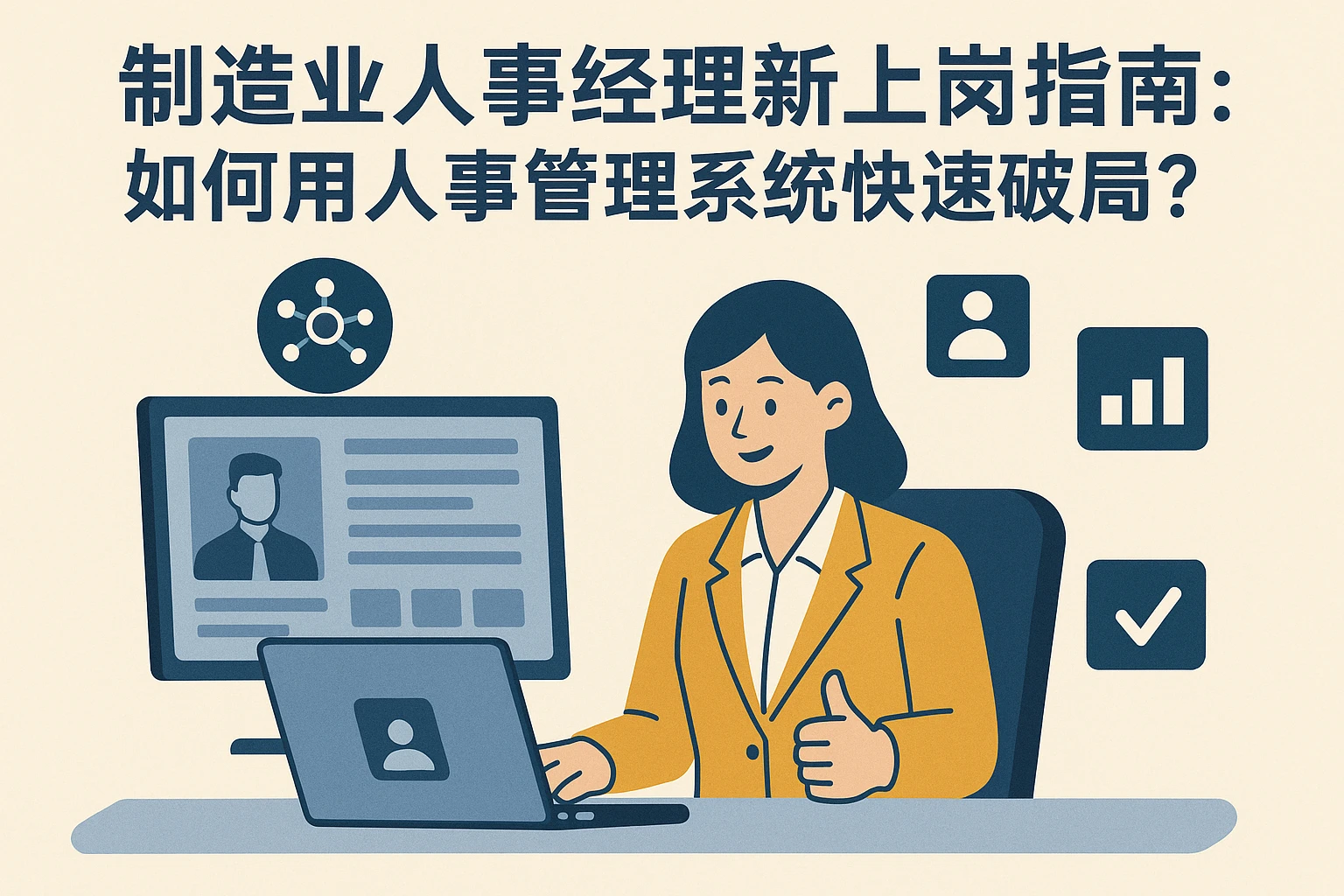 制造业人事经理新上岗指南：如何用人事管理系统快速破局？
