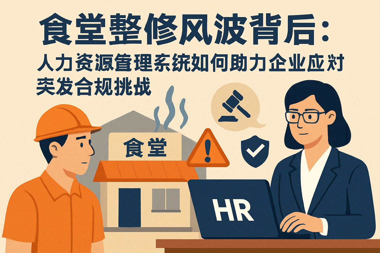 食堂整修风波背后：人力资源管理系统如何助力企业应对突发合规挑战