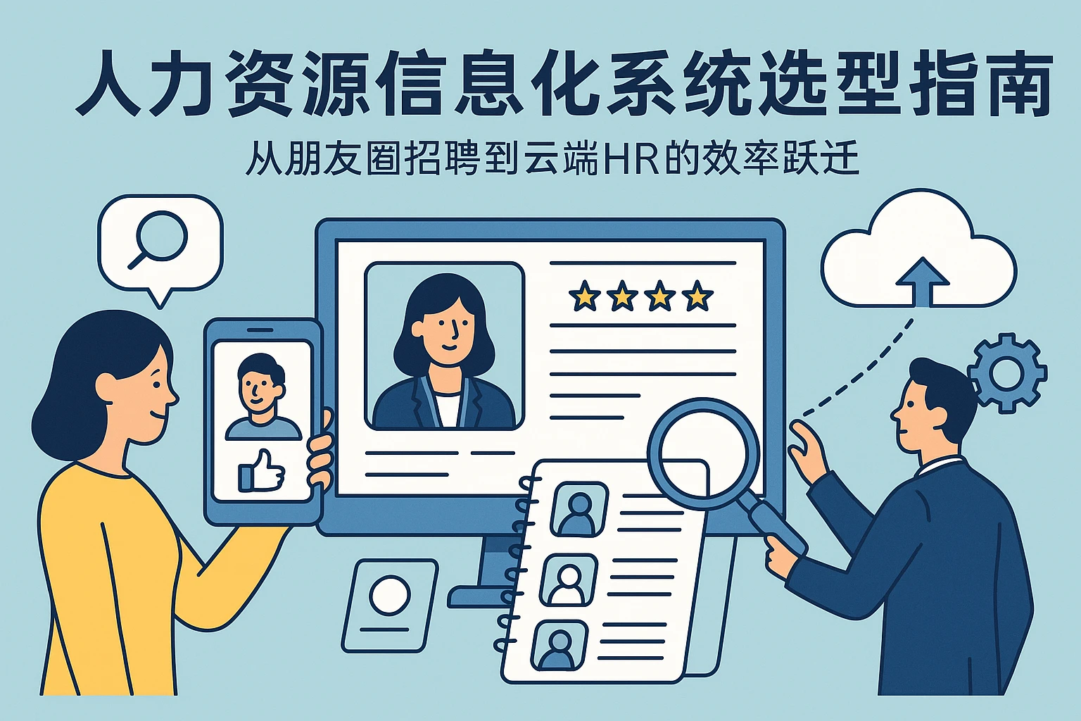 人力资源信息化系统选型指南：从朋友圈招聘到云端HR的效率跃迁