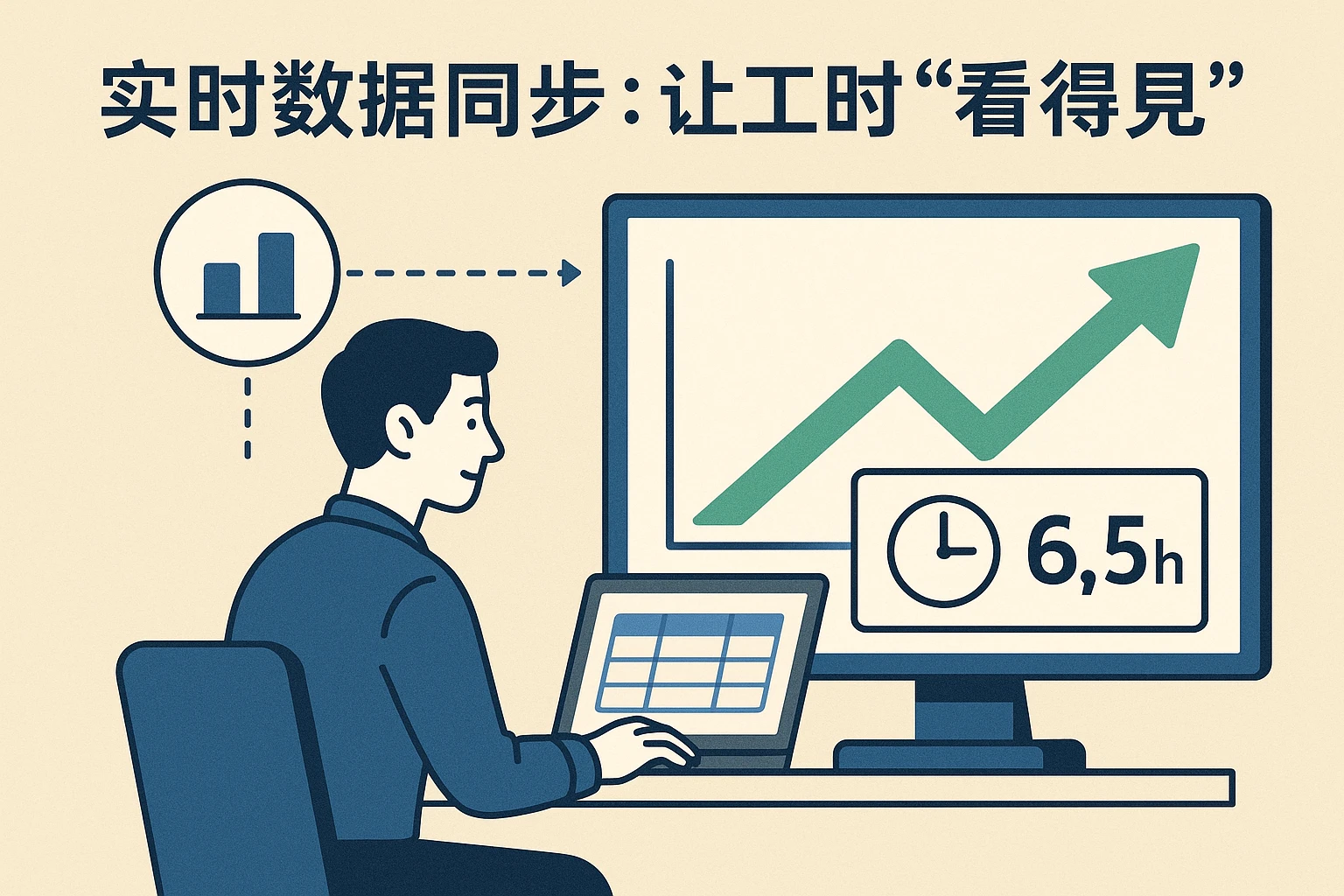 1. 实时数据同步：让工时“看得见”