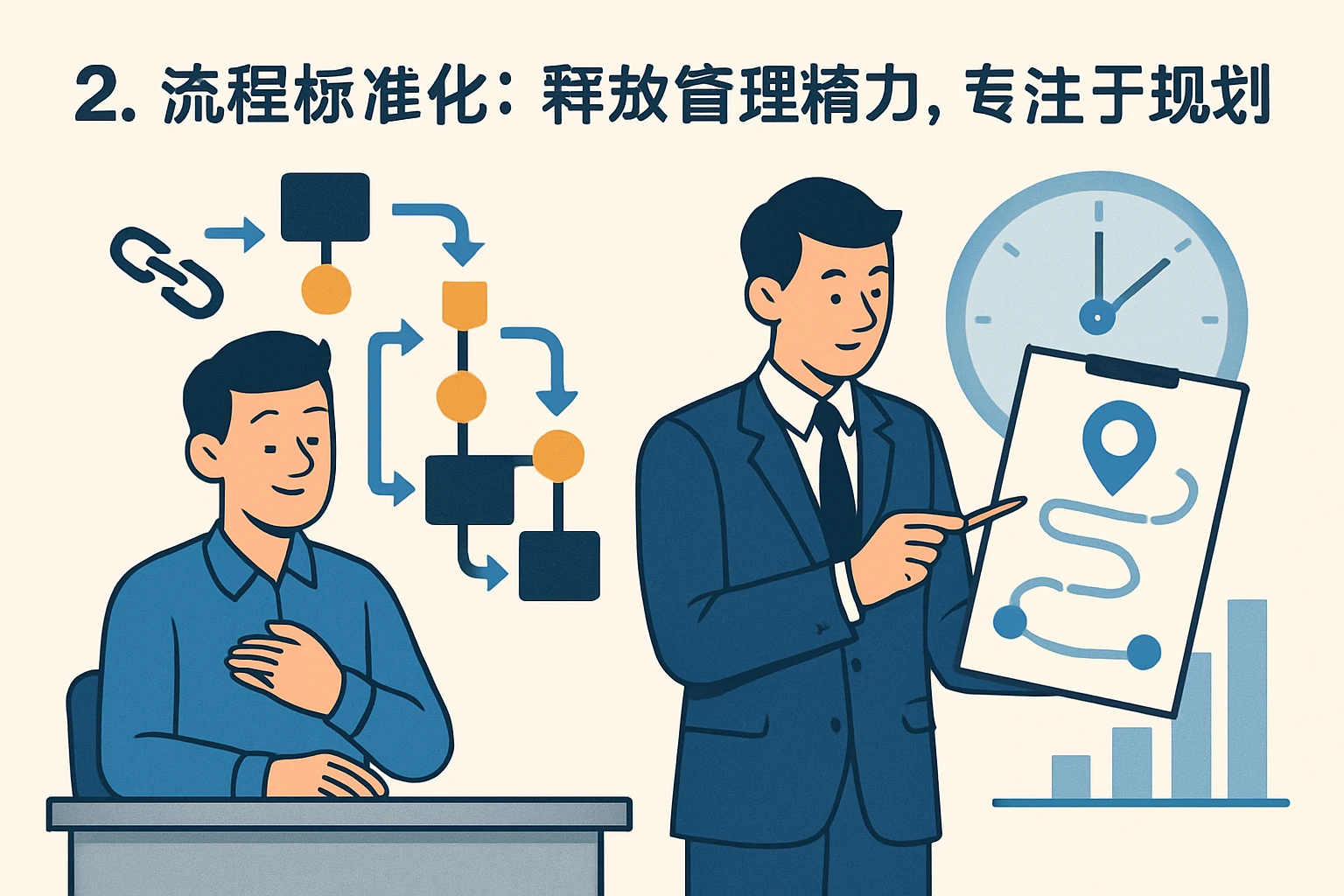 2. 流程标准化：释放管理精力，专注于规划