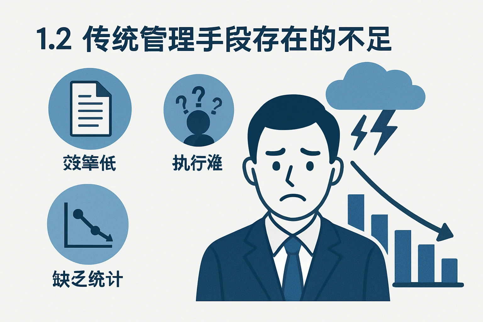 1.2 传统管理手段存在的不足