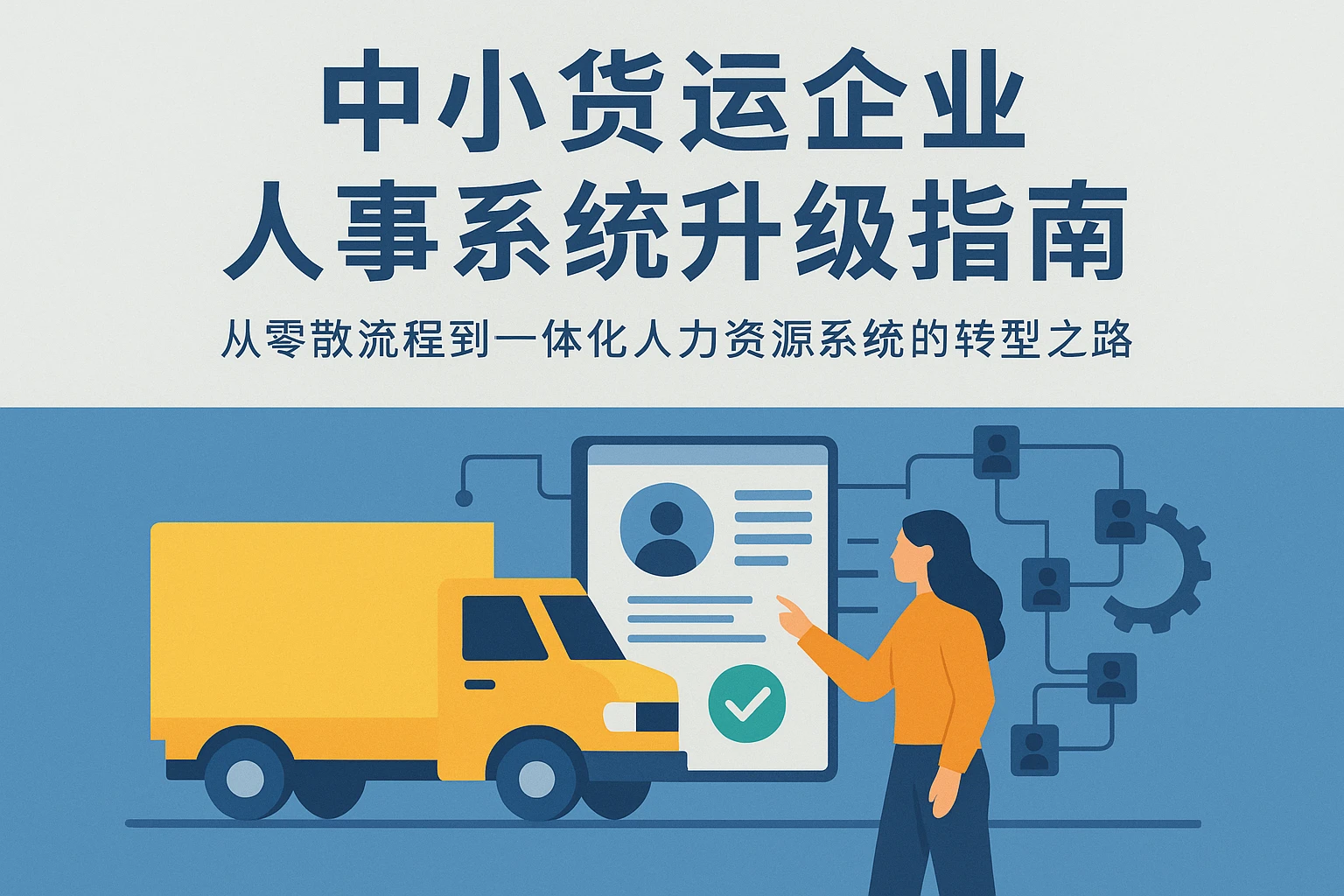中小货运企业人事系统升级指南：从零散流程到一体化人力资源系统的转型之路