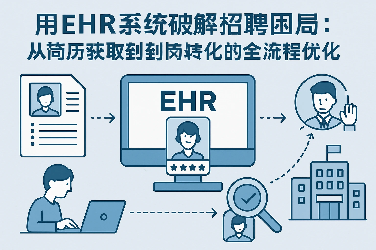 用EHR系统破解招聘困局：从简历获取到到岗转化的全流程优化