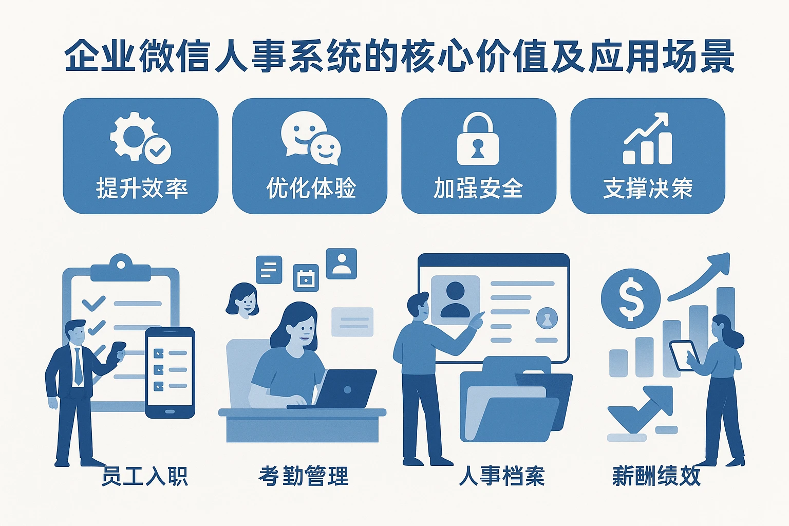 企业微信人事系统的核心价值及应用场景