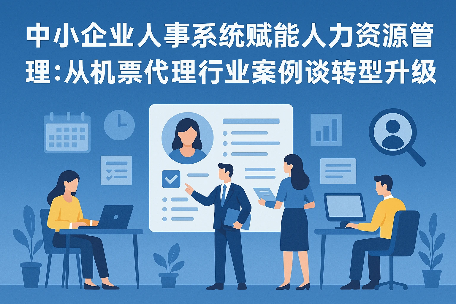 中小企业人事系统赋能人力资源管理：从机票代理行业案例谈转型升级