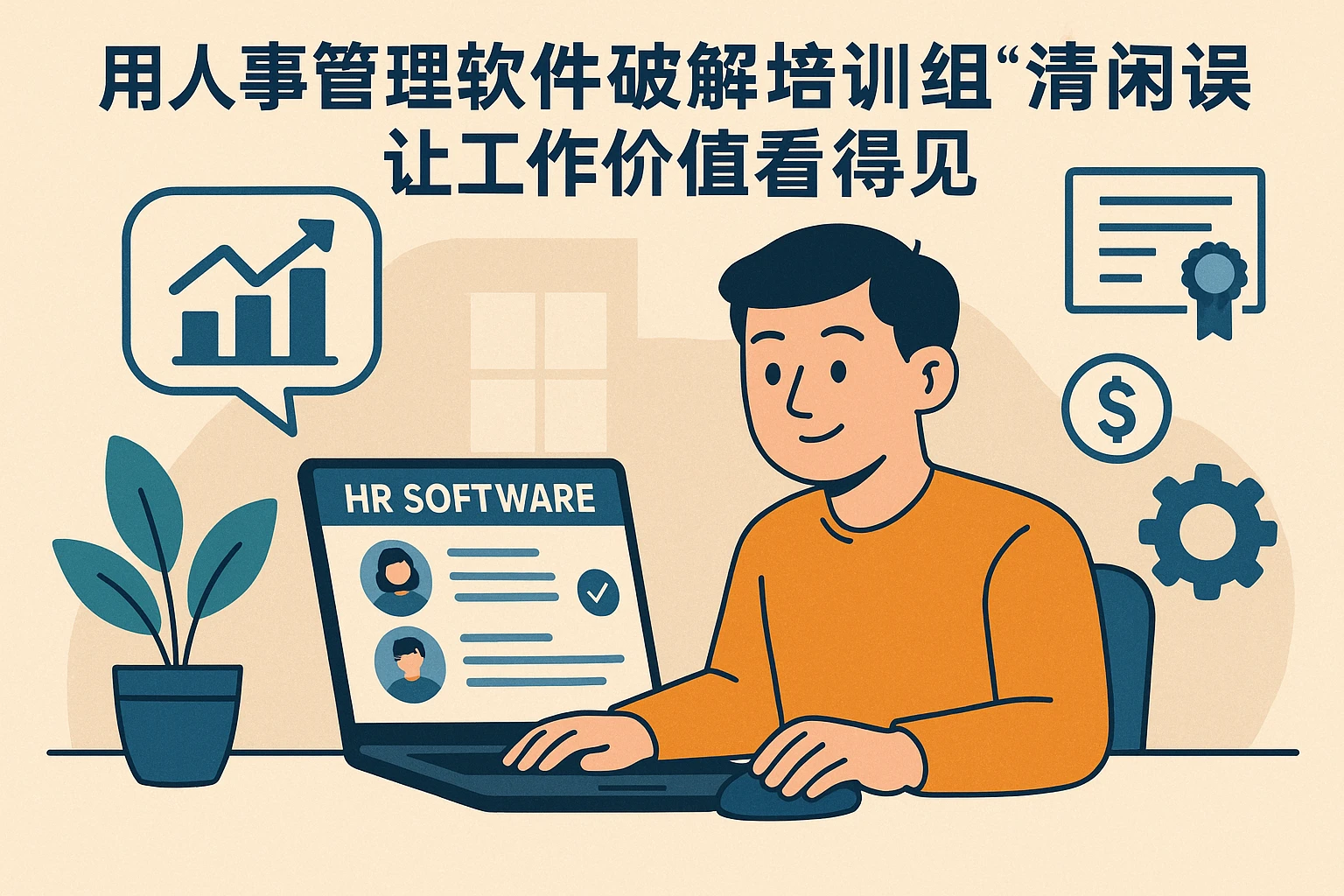 用人事管理软件破解培训组“清闲”误解：让工作价值看得见