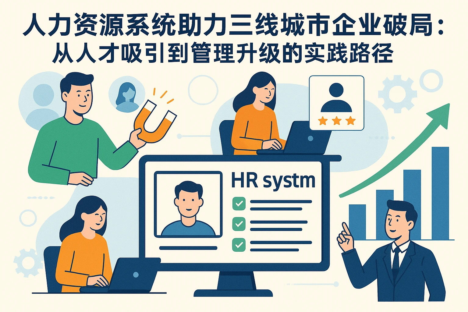 人力资源系统助力三线城市企业破局：从人才吸引到管理升级的实践路径
