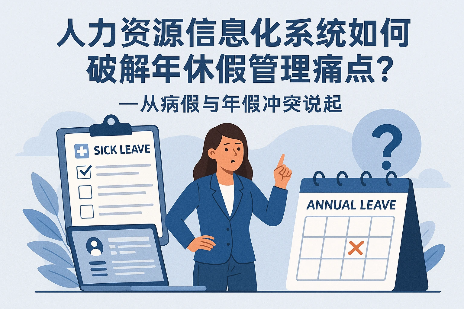 人力资源信息化系统如何破解年休假管理痛点？——从病假与年假冲突说起
