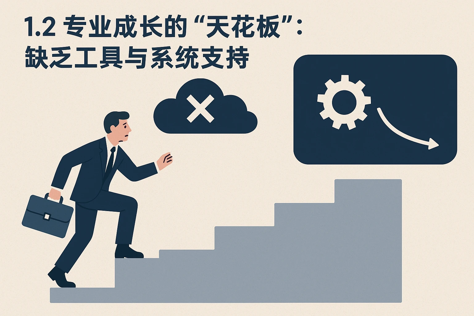1.2 专业成长的“天花板”：缺乏工具与系统支持