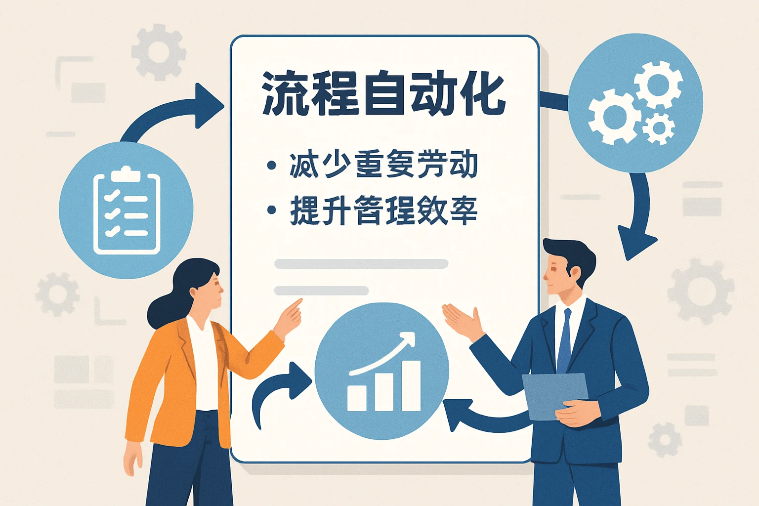 2. 流程自动化：减少重复劳动，提升管理效率
