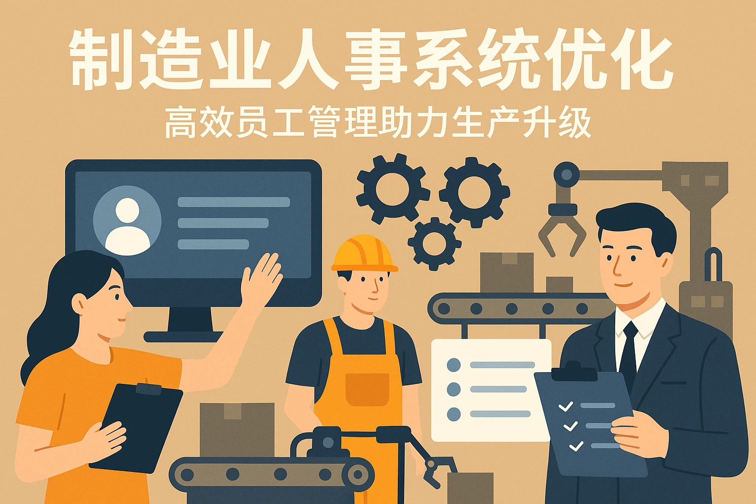 制造业人事系统优化：高效员工管理助力生产升级