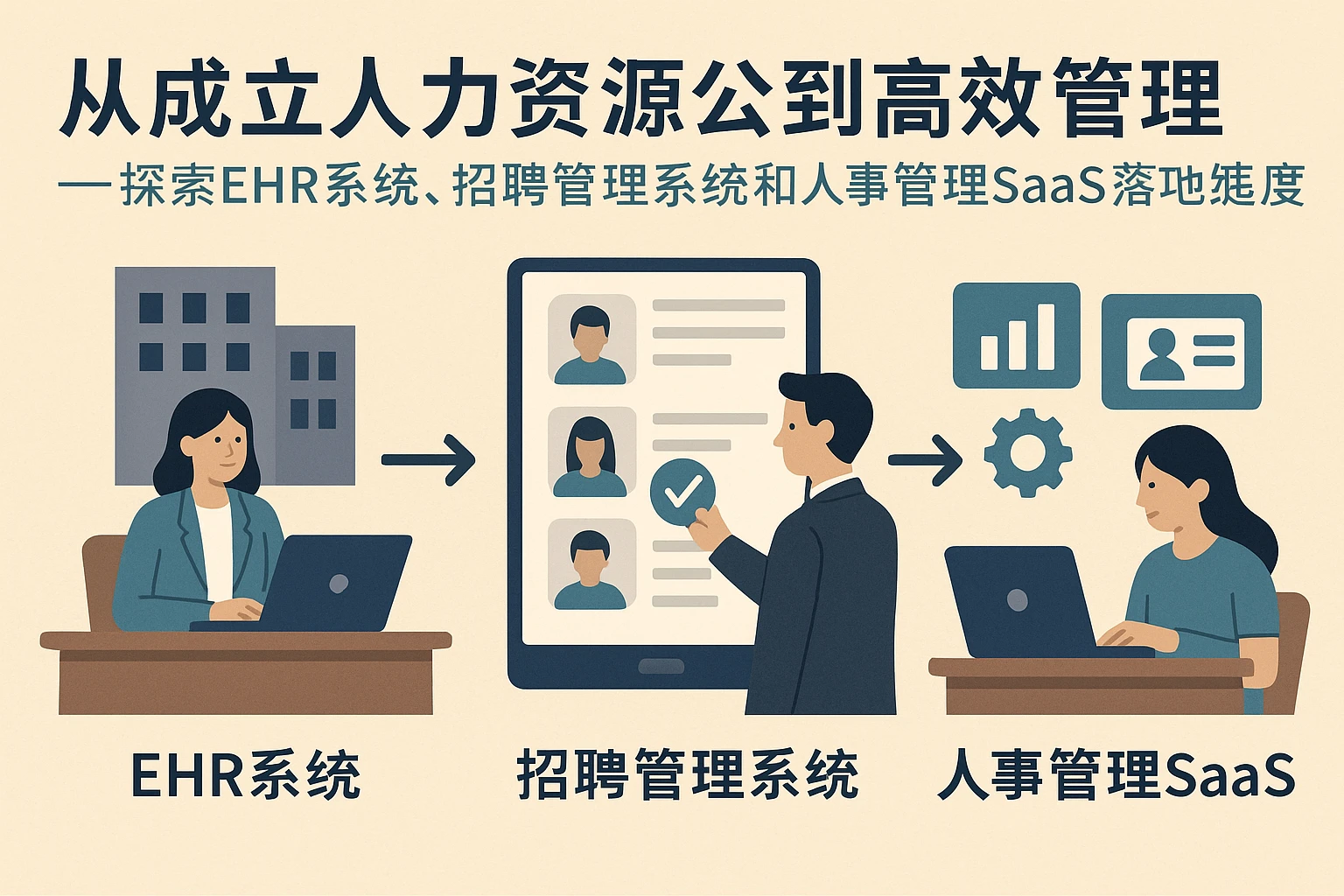 从成立人力资源公司到高效管理 —— 探索EHR系统、招聘管理系统与人事管理SaaS的落地制度
