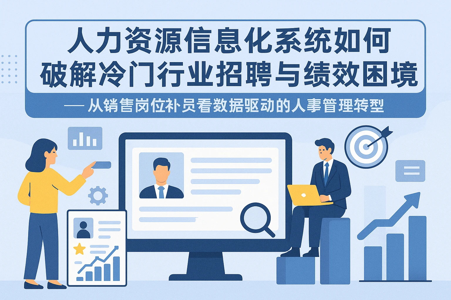 人力资源信息化系统如何破解冷门行业招聘与绩效困境？——从销售岗位补员看数据驱动的人事管理转型
