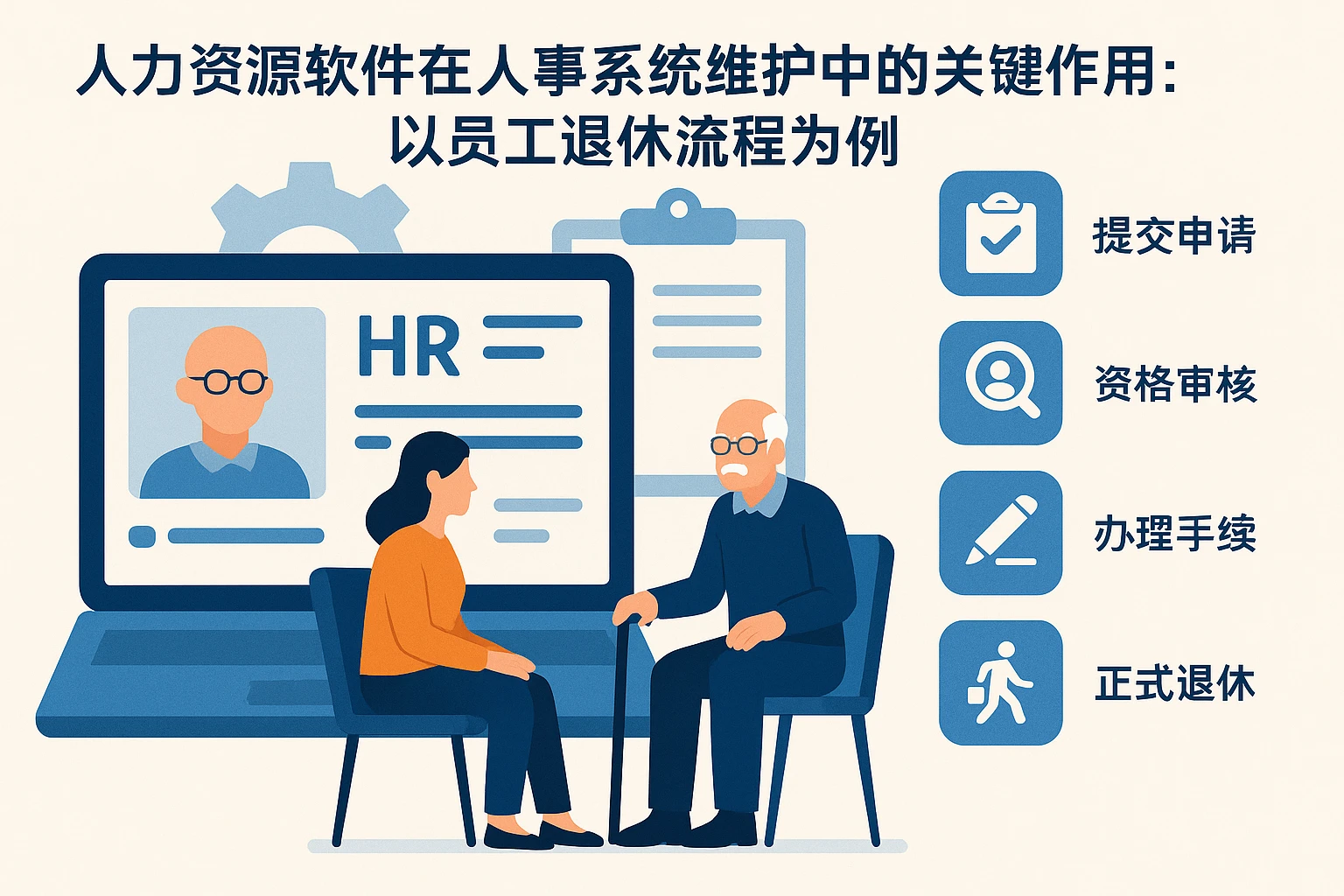 人力资源软件在人事系统维护中的关键作用：以员工退休流程为例