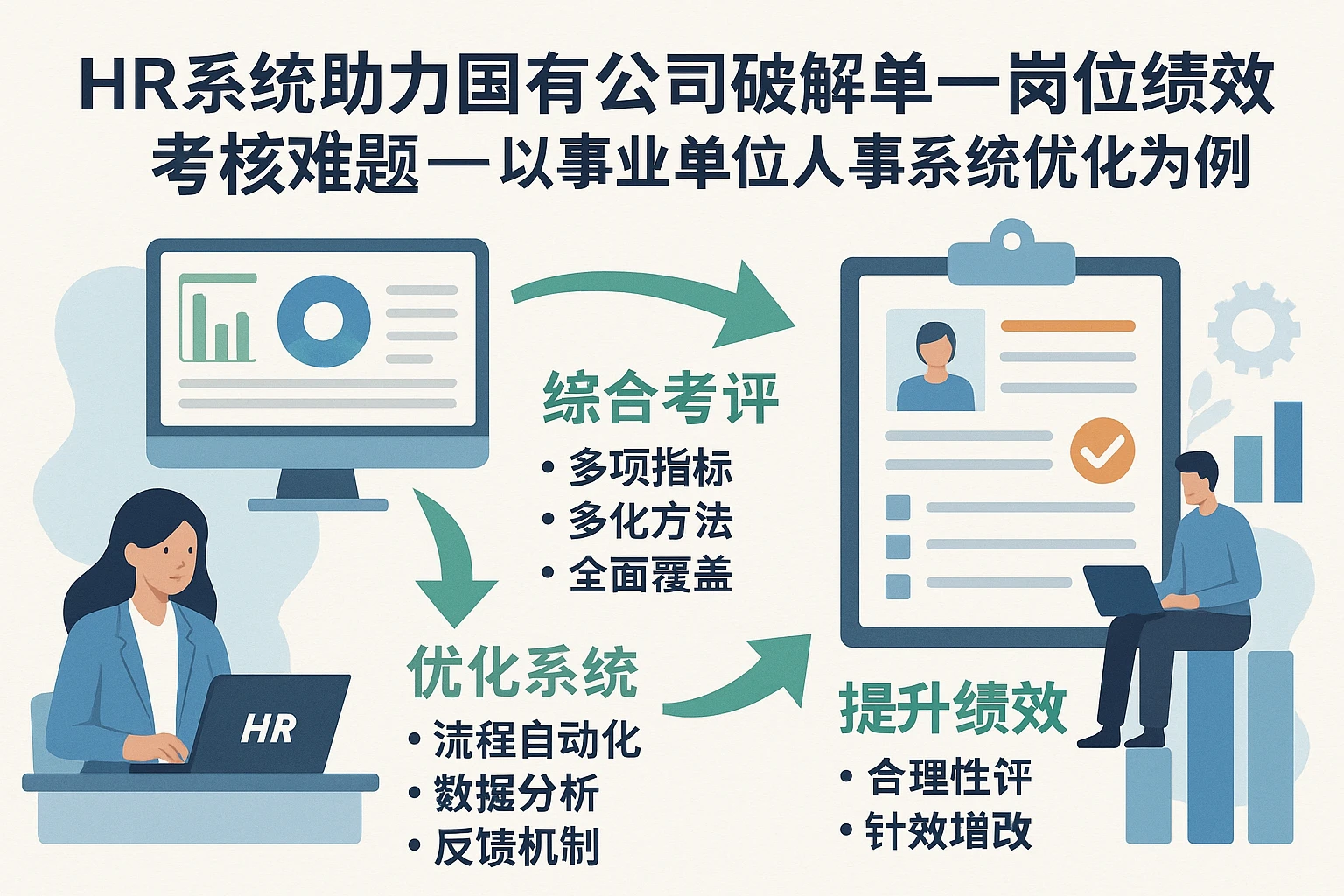 HR系统助力国有公司破解单一岗位绩效考核难题——以事业单位人事系统优化为例