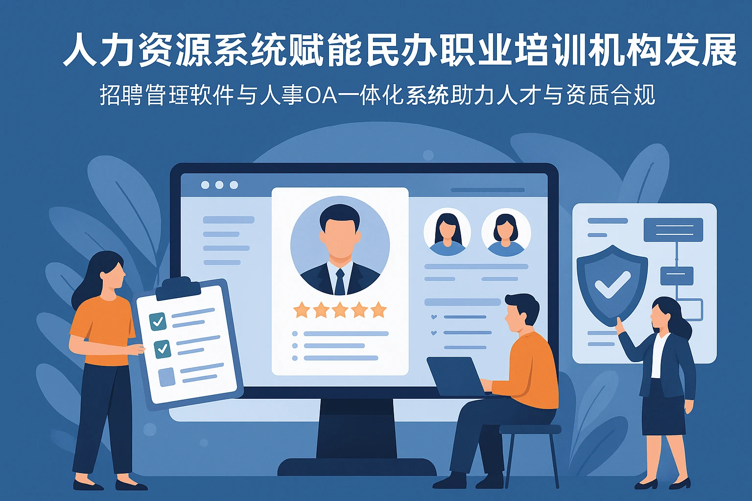 人力资源系统赋能民办职业培训机构发展——招聘管理软件与人事OA一体化系统助力人才与资质合规