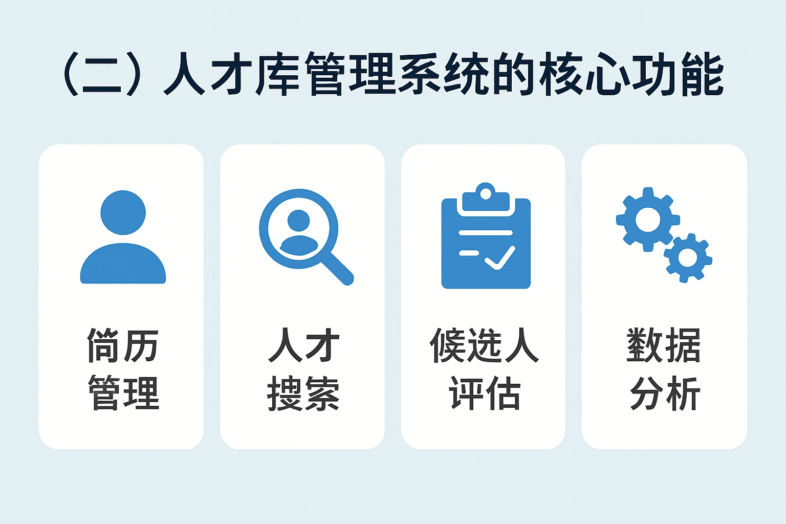 （二）人才库管理系统的核心功能
