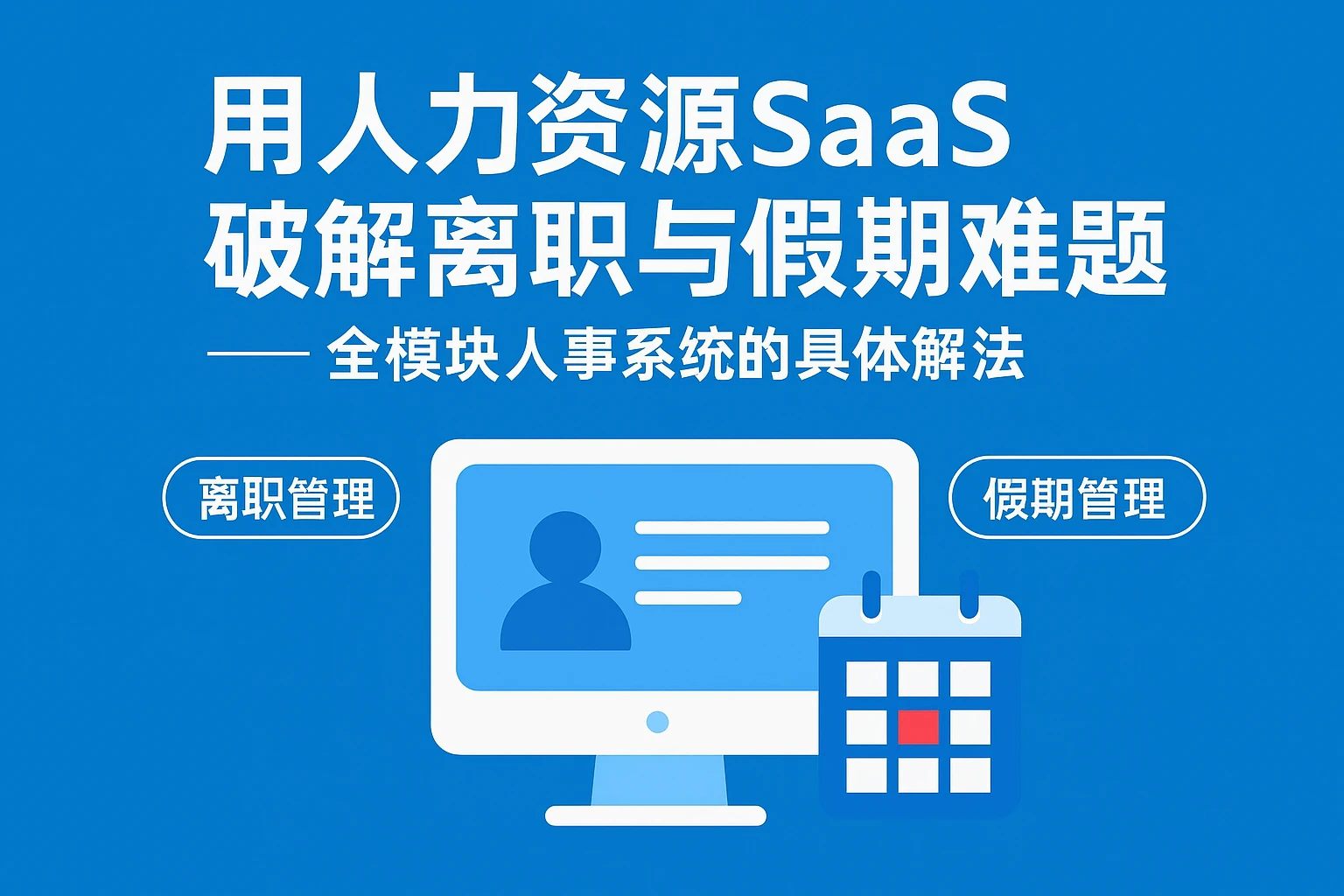 用人力资源SaaS破解离职与假期难题：全模块人事系统的具体解法
