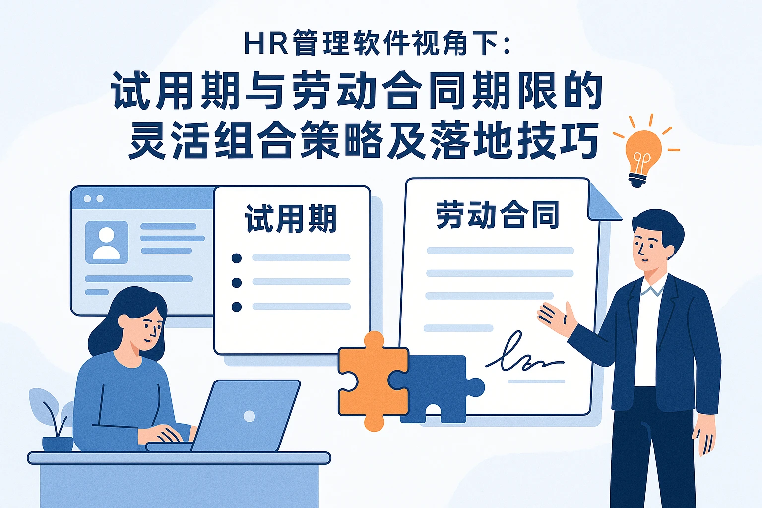 HR管理软件视角下：试用期与劳动合同期限的灵活组合策略及落地技巧
