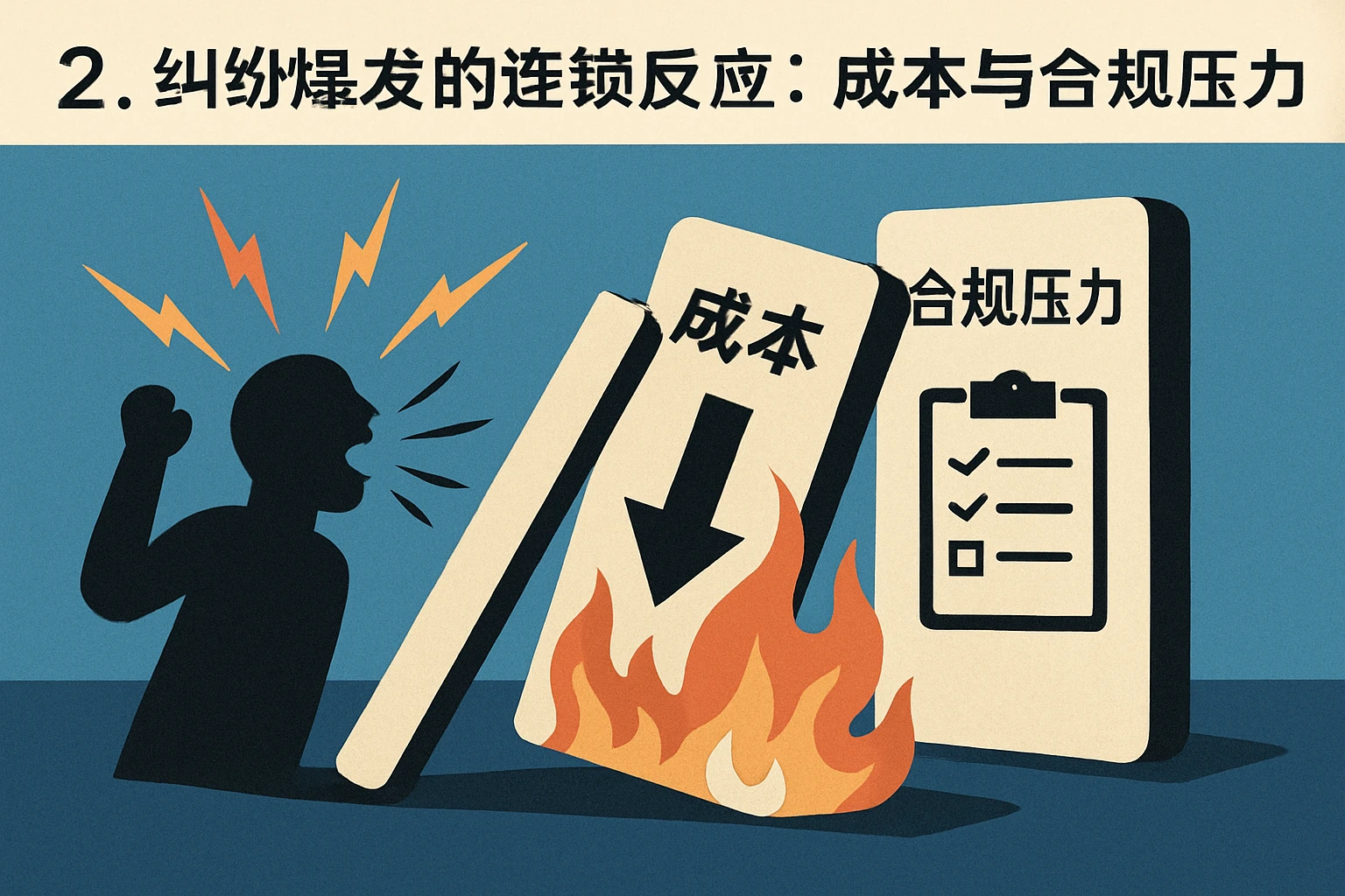 2. 纠纷爆发的连锁反应：成本与合规压力