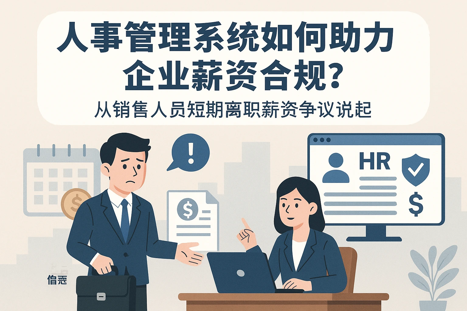 人事管理系统如何助力企业薪资合规？从销售人员短期离职薪资争议说起