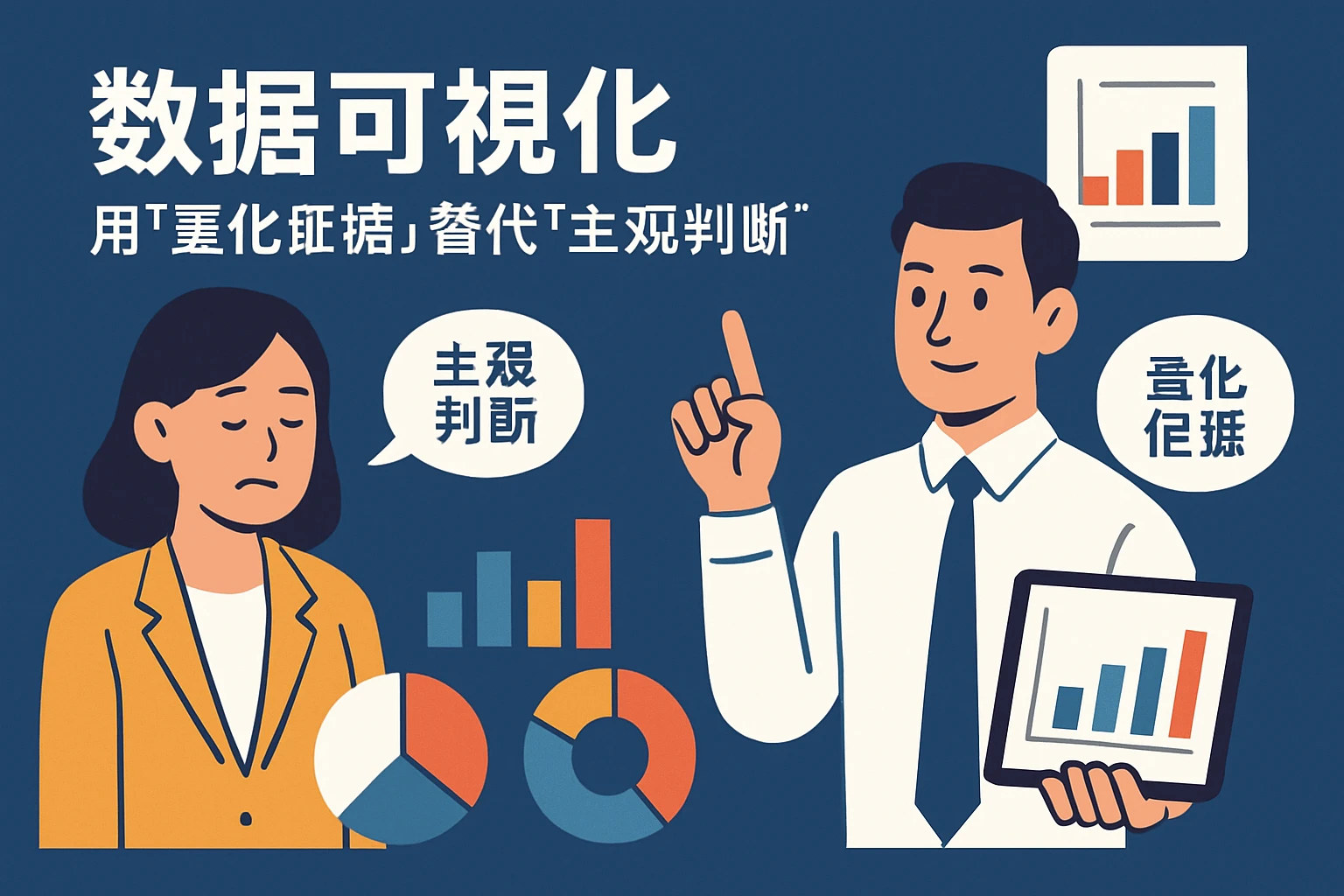 2. 数据可视化：用“量化证据”替代“主观判断”