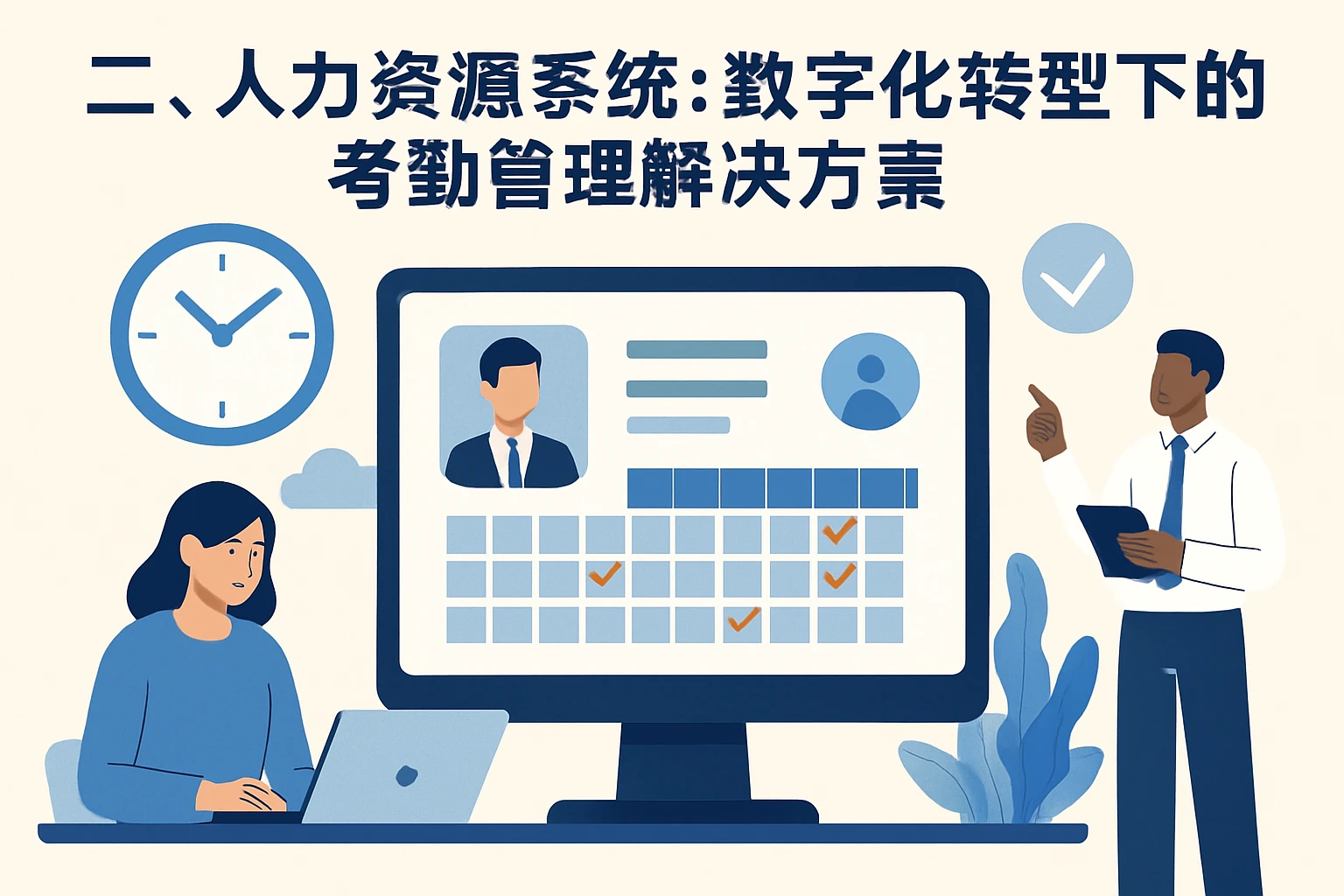 二、人力资源系统：数字化转型下的考勤管理解决方案